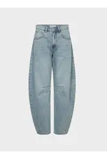 Haute L'amitié Drew Barrel Tall Jeans - Bleached Denim