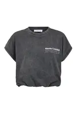 Haute L'amitié Noma Acid NS Balloon Tee - Black Acid Wash