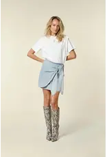 Homage Skirt With Knot - Random Summer Blue