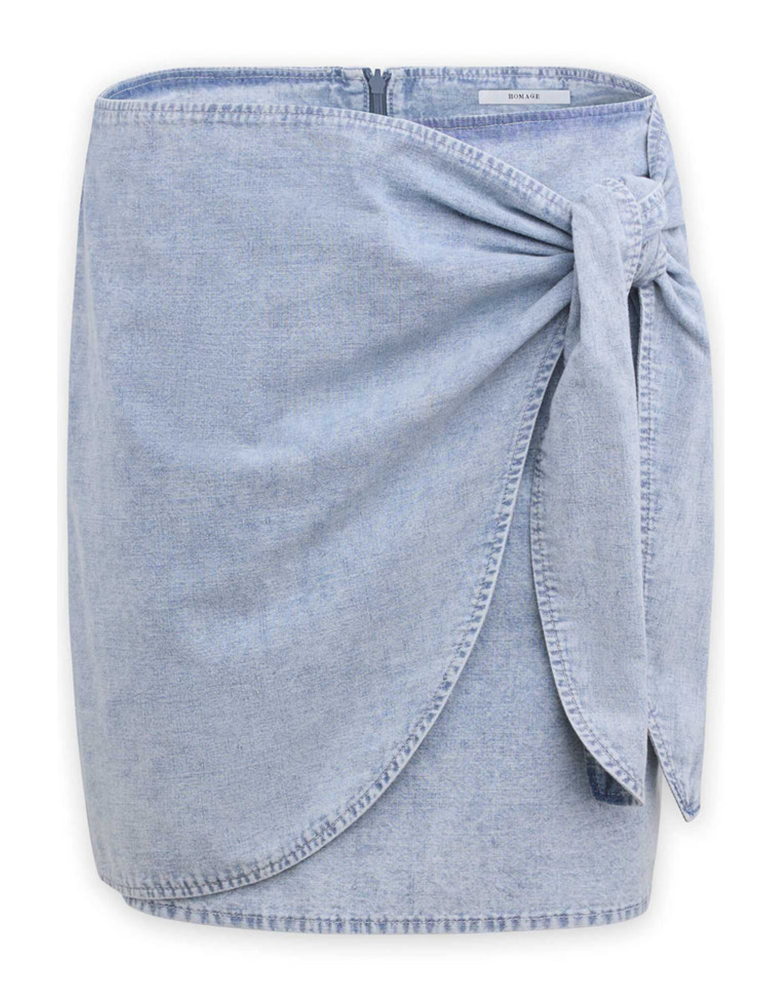 Homage Skirt With Knot - Random Summer Blue