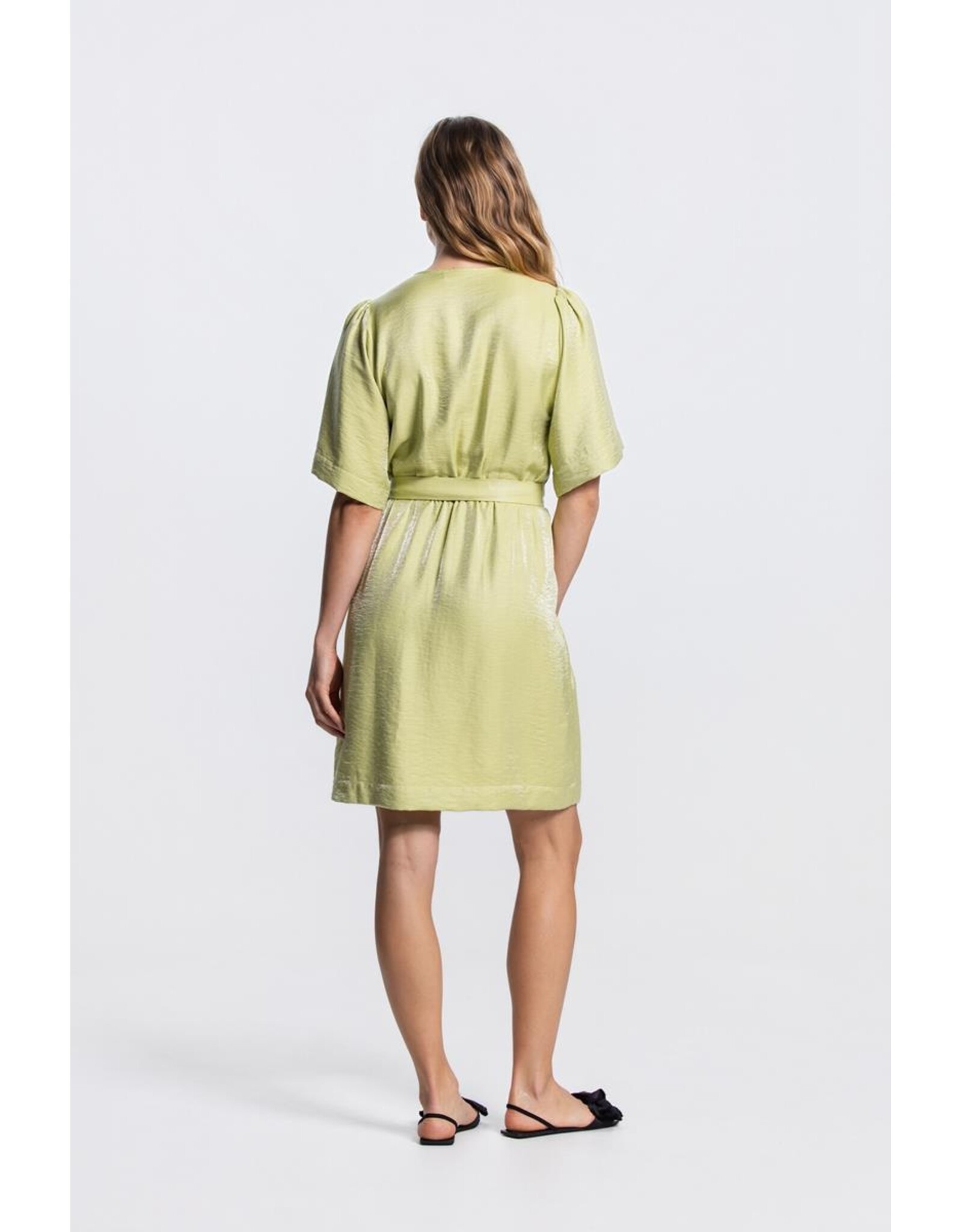Jansen Tatum jurk - Avocado