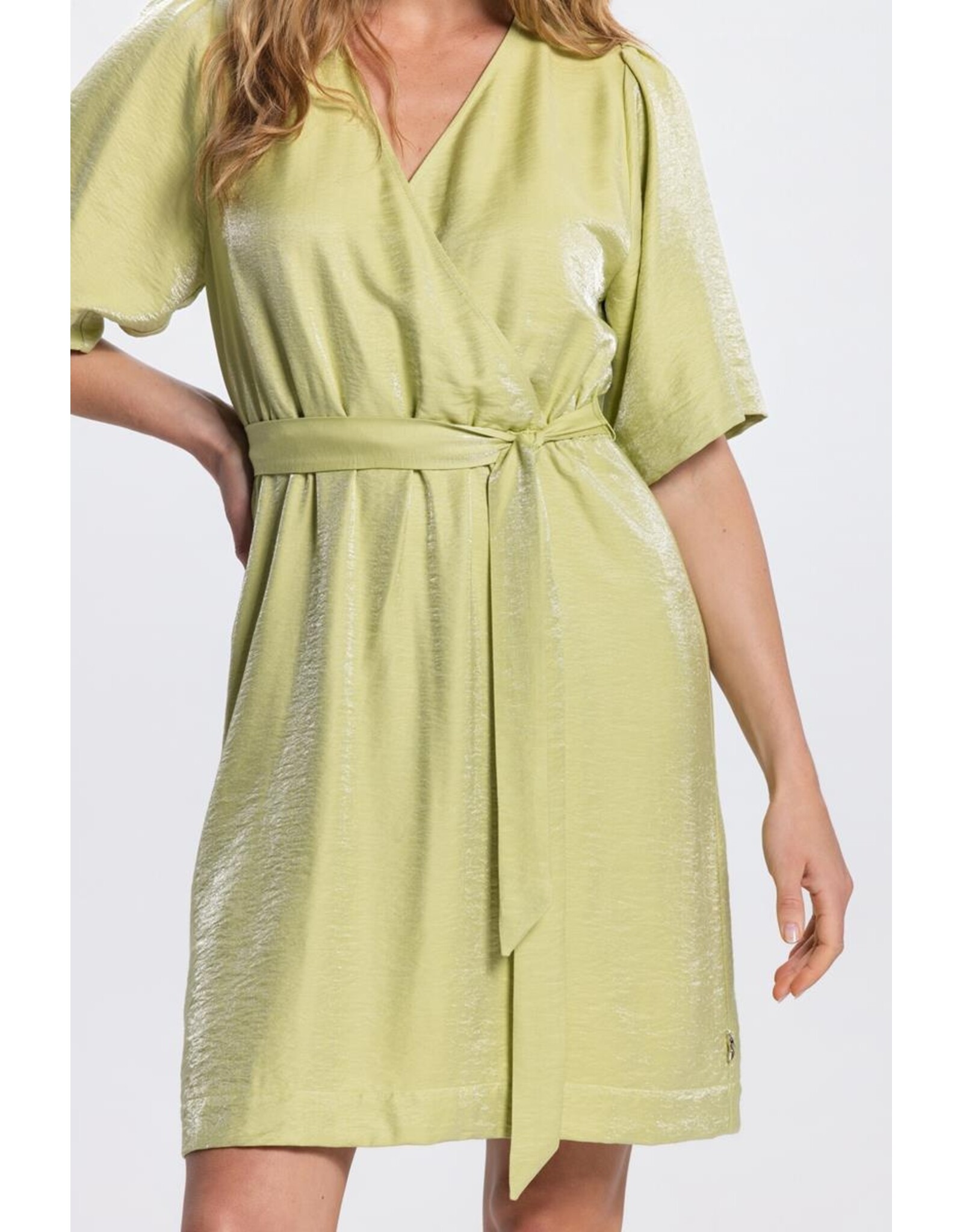 Jansen Tatum jurk - Avocado