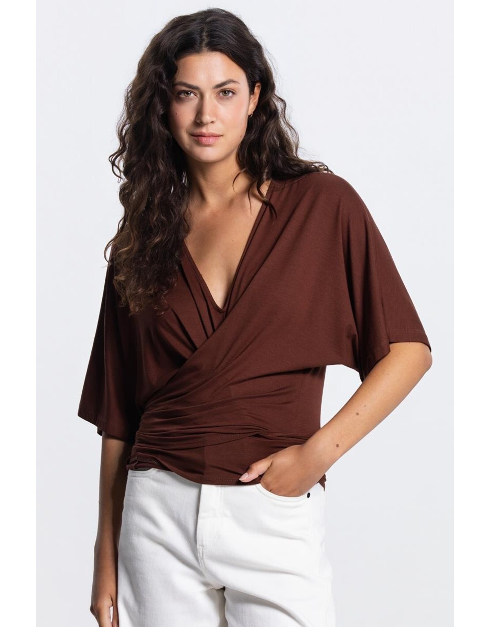 Jansen Valerie Shirt - Brown