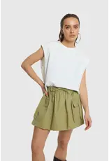 Refined Department Shoulder Padding Raglan Top Mia - Off White