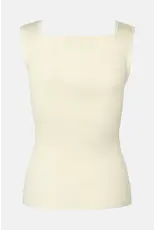 Rue de Femme Noa Reverse Knit  Top - White