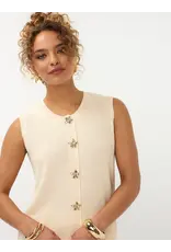 Ydence Knitted Top Mona - Ecru