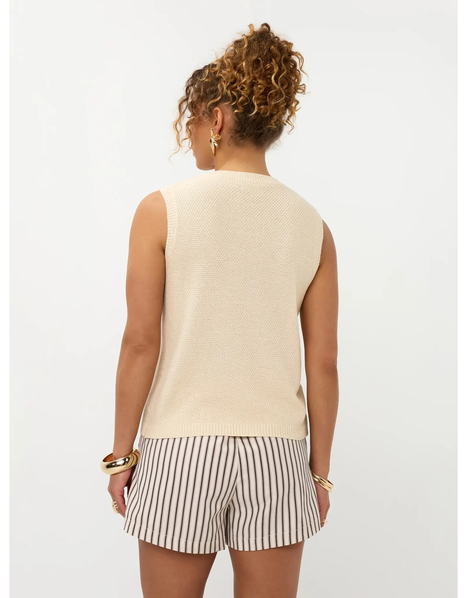 Ydence Knitted Top Mona - Ecru