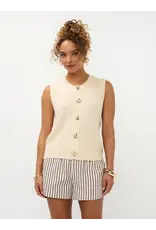 Ydence Knitted Top Mona - Ecru