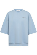 Haute L'amitié Maxi Split Logo Sweat - Pale Blue