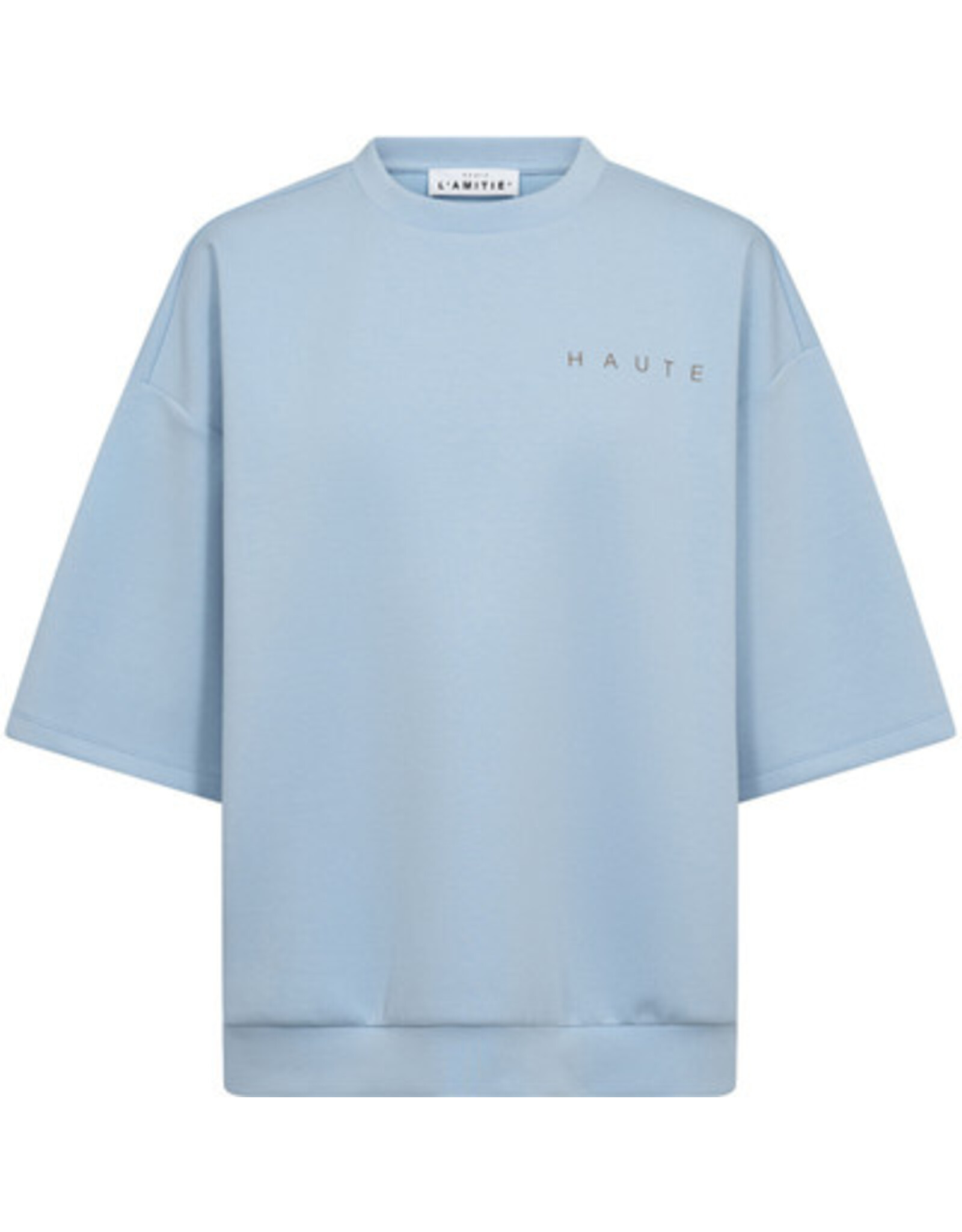 Haute L'amitié Maxi Split Logo Sweat - Pale Blue