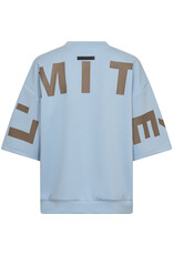 Haute L'amitié Maxi Split Logo Sweat - Pale Blue