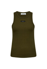 Haute L'amitié Rib Badge Top - Army