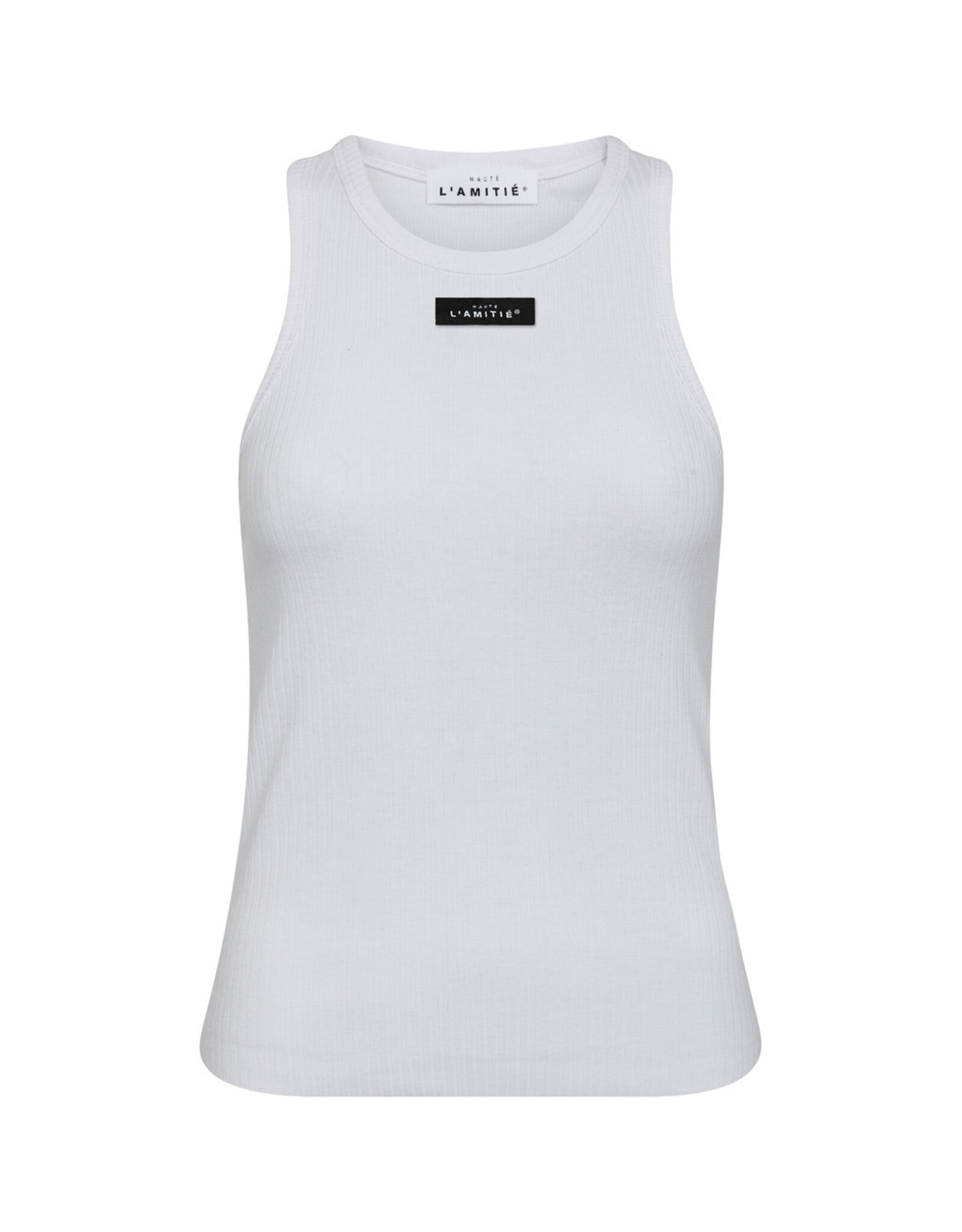 Haute L'amitié Rib Badge Tank - White