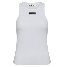 Haute L'amitié Rib Badge Tank - White