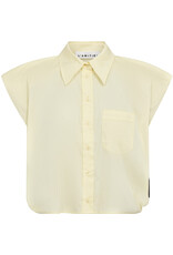 Haute L'amitié Dinnie Poplin shirt - Pale Yellow