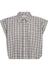Haute L'amitié Dinnie NS mini Check Shirt - Off White