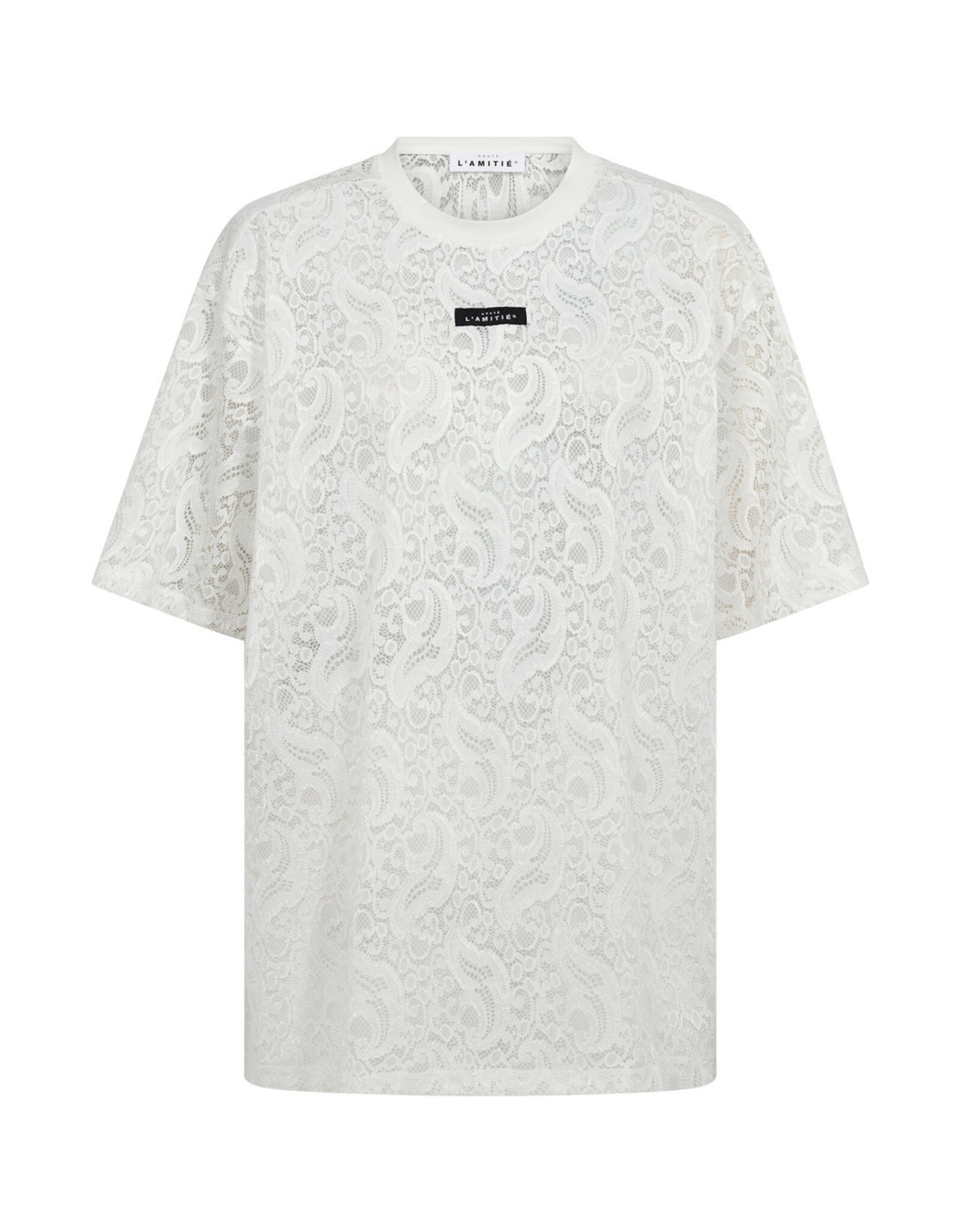 Haute L'amitié Summer Lace Loose Tee - White
