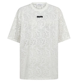 Haute L'amitié Summer Lace Loose Tee - White