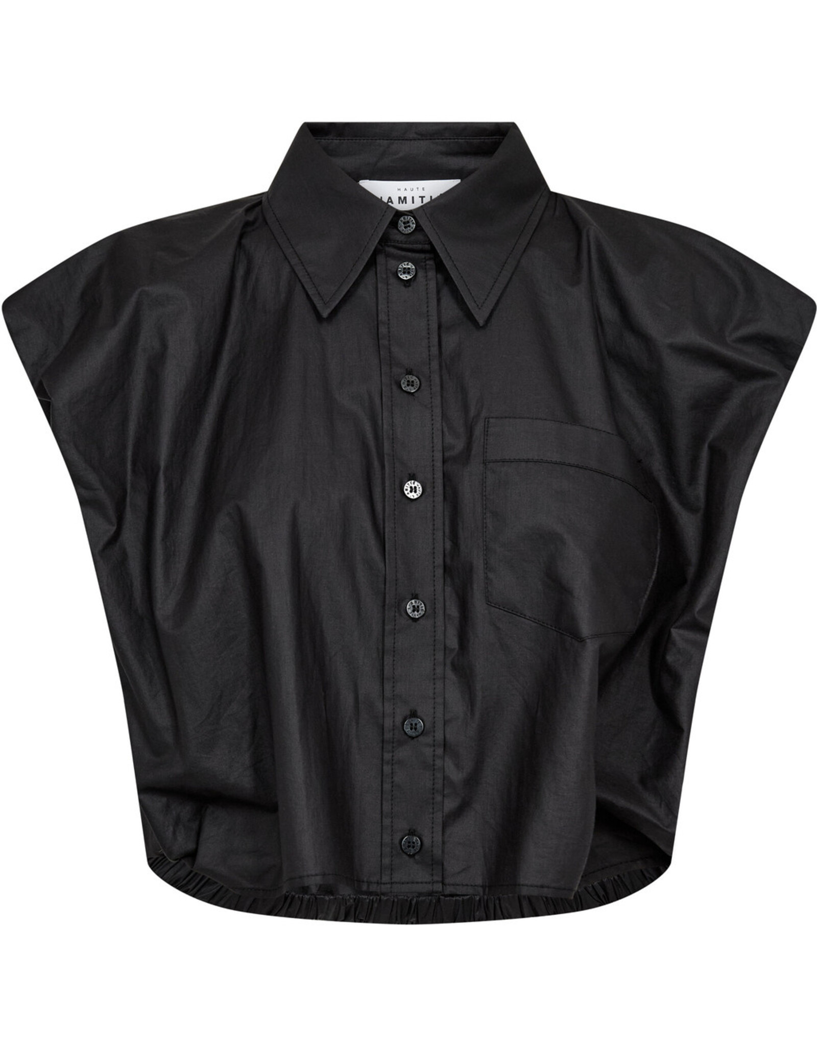 Haute L'amitié Dinnie Poplin shirt - Black