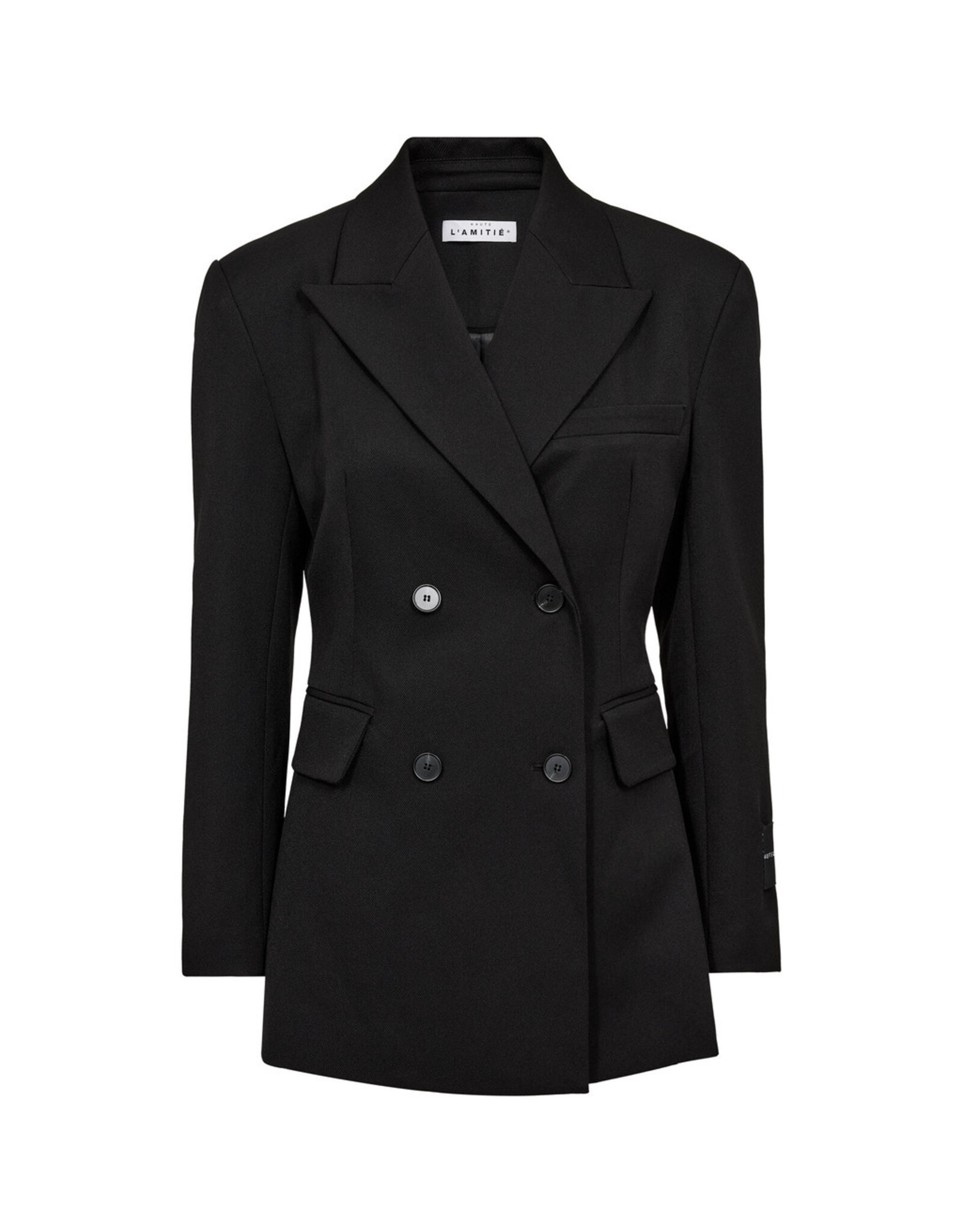 Haute L'amitié Premiere Waist Fit Blazer - Black