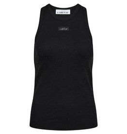 Haute L'amitié Rib Badge Stone Tank - Black