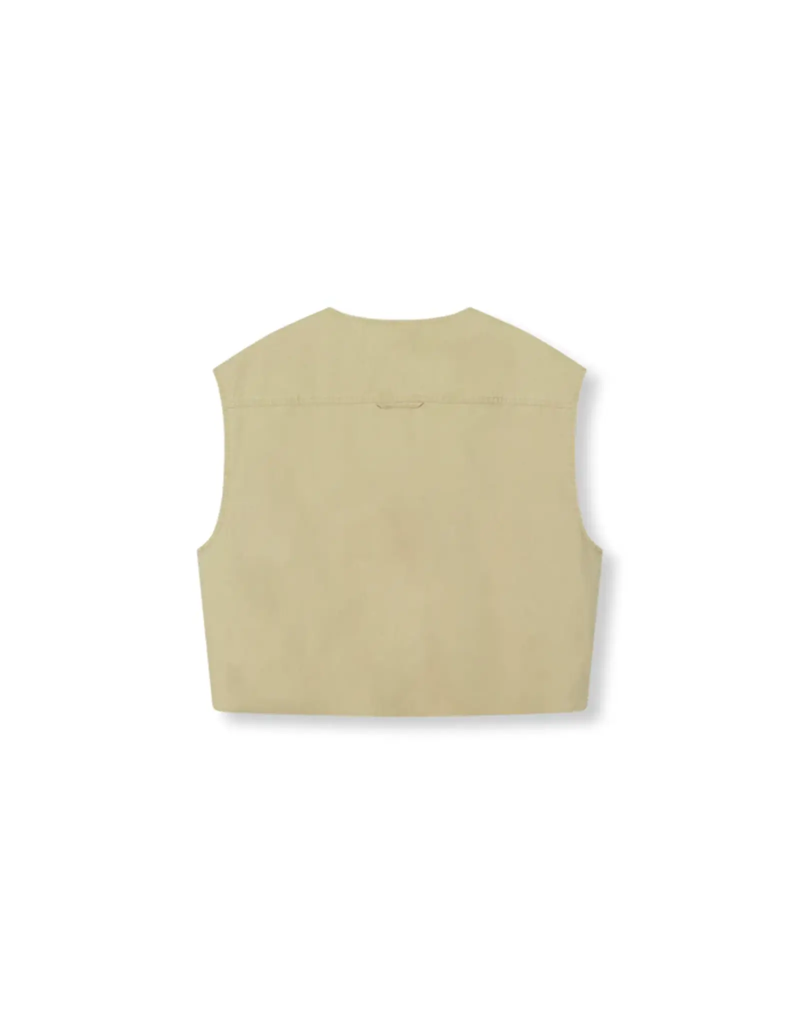 Refined Department Sleeveless Cargo Gilet Noa - Sand