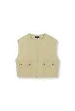 Refined Department Sleeveless Cargo Gilet Noa - Sand