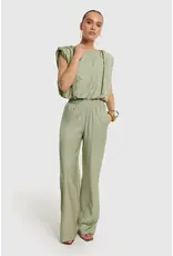 Refined Department Flowy Wide Leg Pants Nova - Army