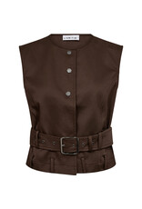 Haute L'amitié Rabi Belt Vest - Mocca