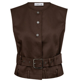 Haute L'amitié Rabi Belt Vest - Mocca
