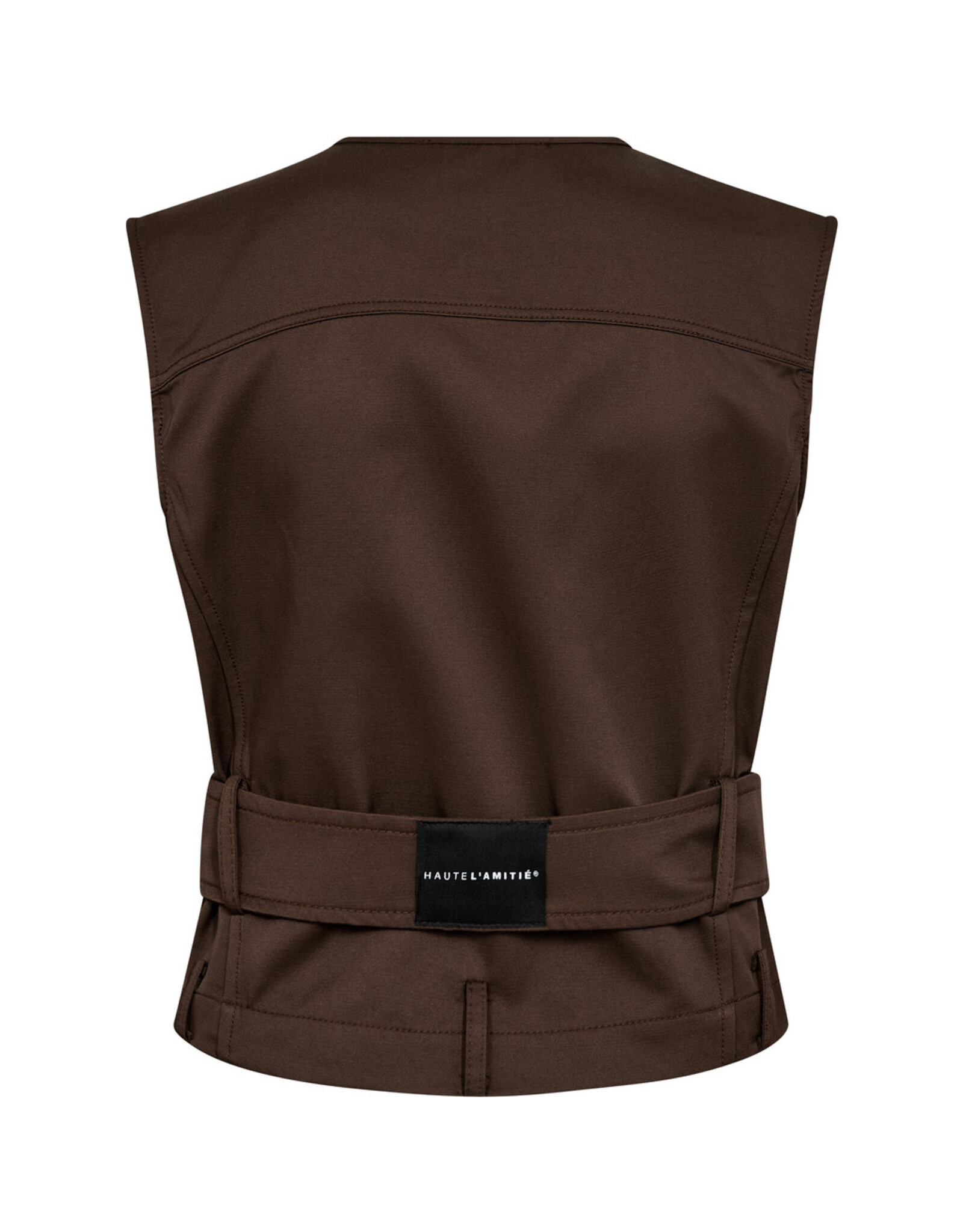Haute L'amitié Rabi Belt Vest - Mocca