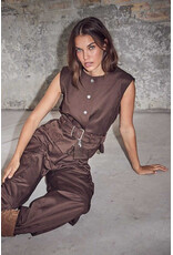 Haute L'amitié Rabi Belt Vest - Mocca