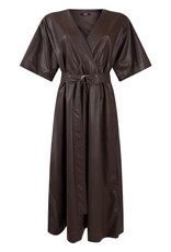 Jansen Linn Jurk - Dark Brown