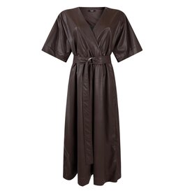 Jansen Linn Jurk - Dark Brown