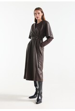 Jansen Linn Jurk - Dark Brown