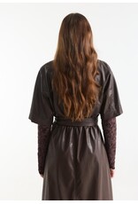 Jansen Linn Jurk - Dark Brown