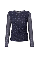 Jansen Jenny Top Mesh Heel Print - Dark Blue