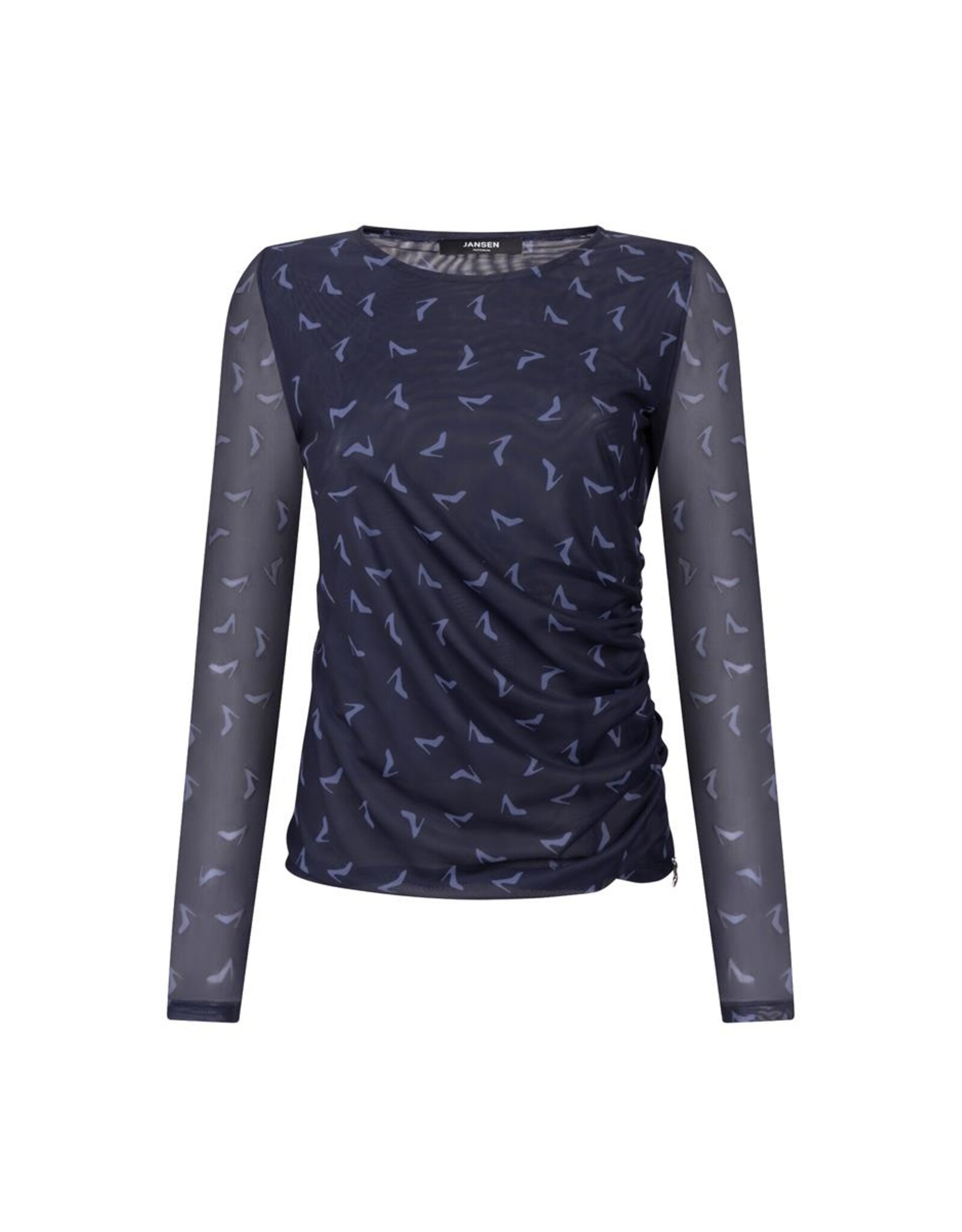 Jansen Jenny Top Mesh Heel Print - Dark Blue