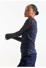 Jansen Jenny Top Mesh Heel Print - Dark Blue
