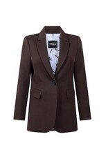 Jansen Aisha Blazer - Dark Brown