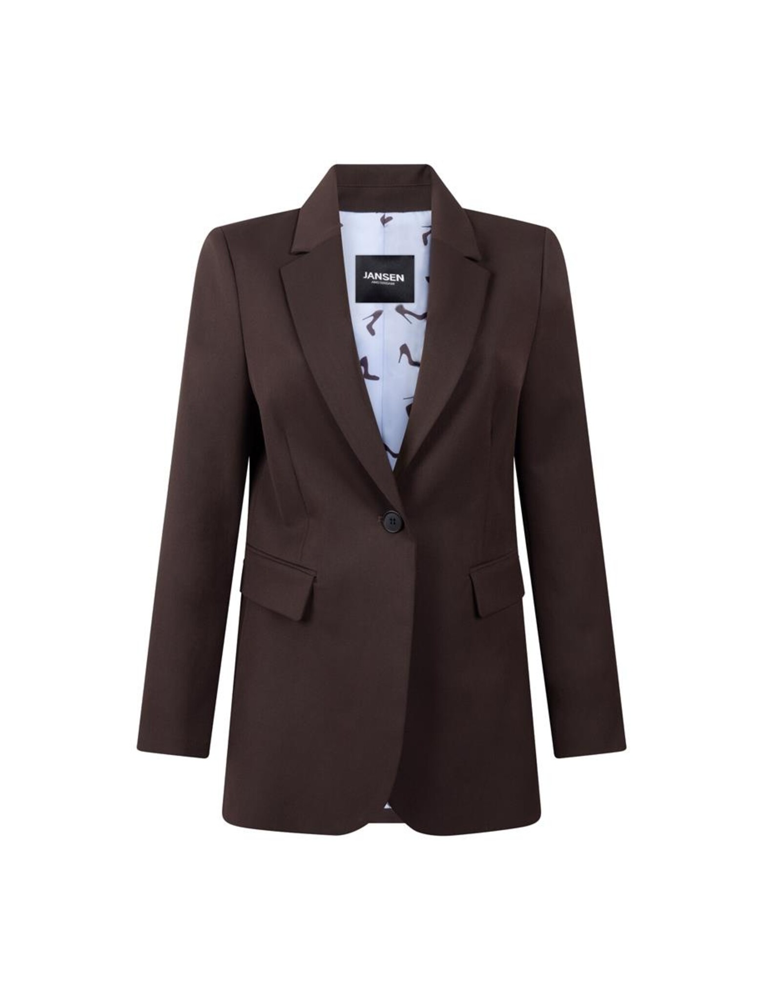 Jansen Aisha Blazer - Dark Brown