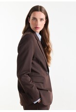 Jansen Aisha Blazer - Dark Brown