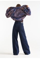Jansen Jane Jeans Wide Leg Long - Dark Blue Denim