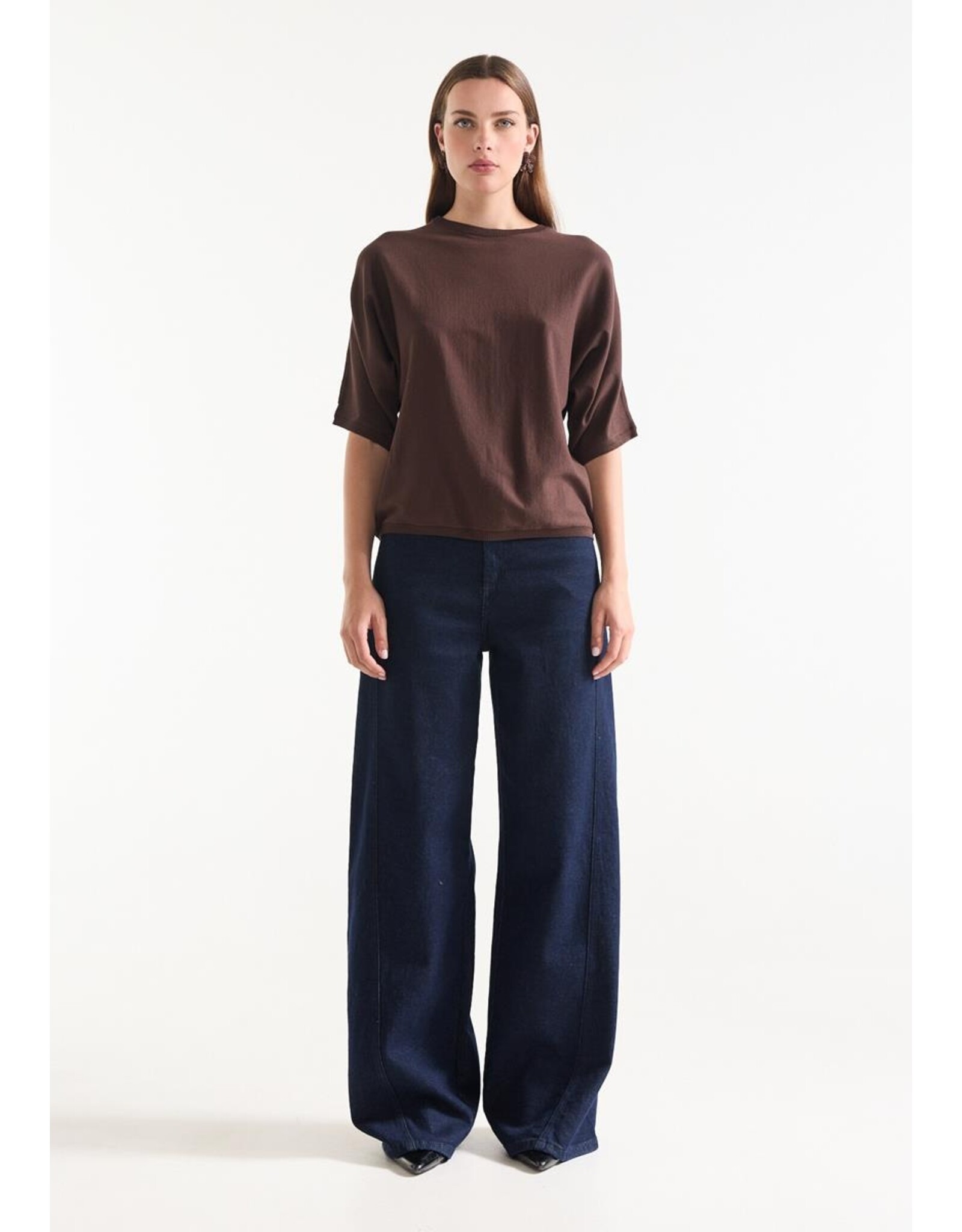 Jansen Aniek Trui - Dark Brown