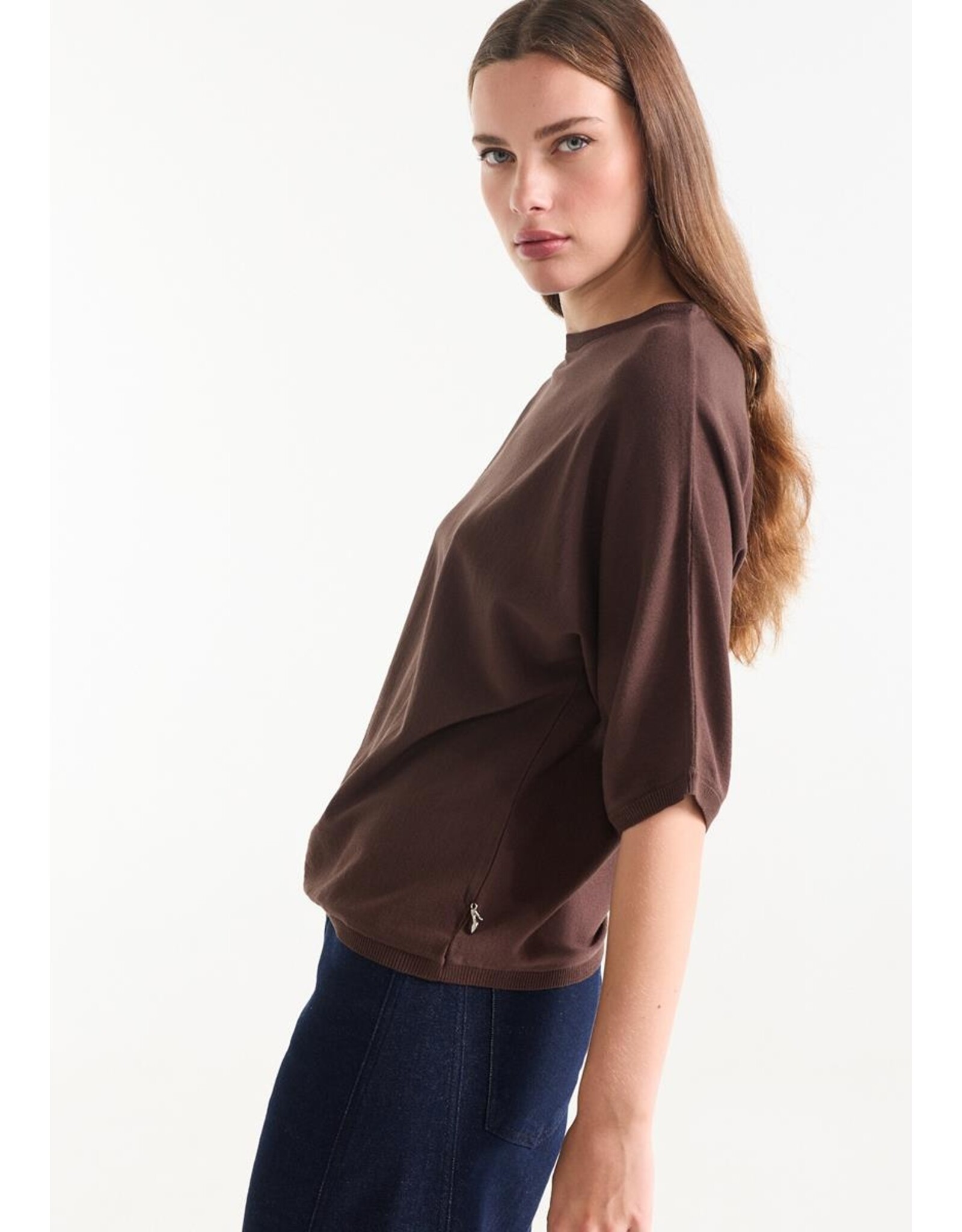 Jansen Aniek Trui - Dark Brown