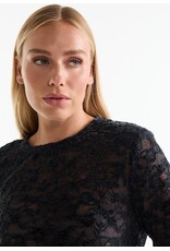 Jansen Kiki Top Lace Longsleeve - Dark Blue