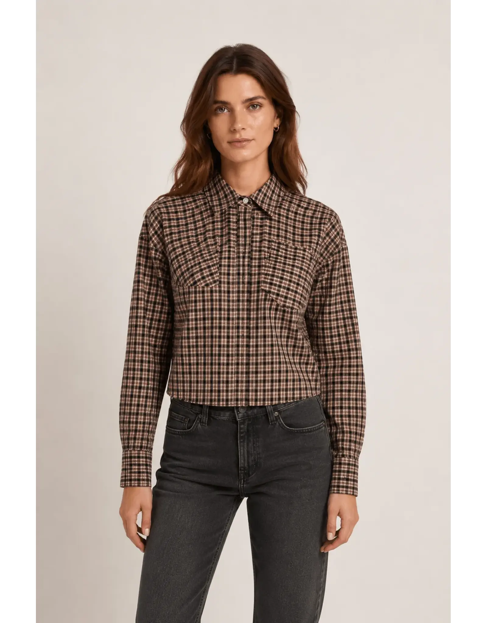Haute L'amitié Sophie Dessert Check Shirt