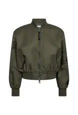 Haute L'amitié Sally Crop Bomber - Army