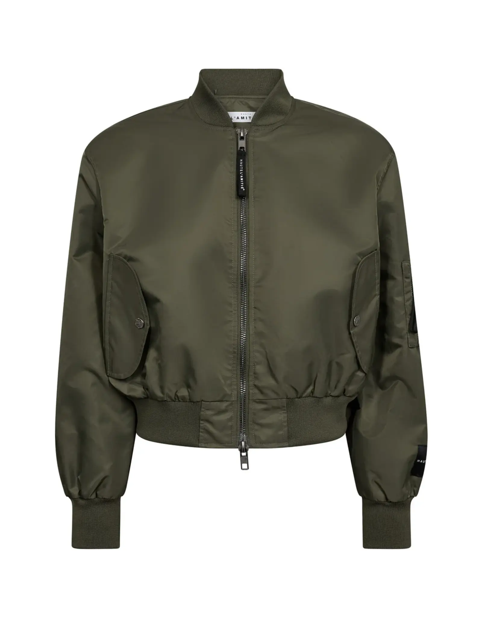 Haute L'amitié Sally Crop Bomber - Army