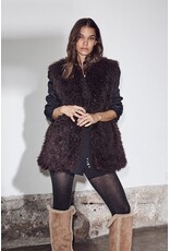 Haute L'amitié Lagotto Fur Vest - Mocca